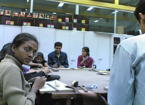 Teaching material from Designing with Time at NID, India.